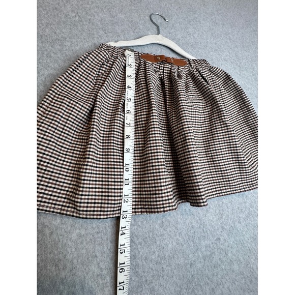 Girls Plaid Skirt Size 6/7 with Belt‎ Detail, Elastic Waist, Kids Fashion - Picture 5 of 5